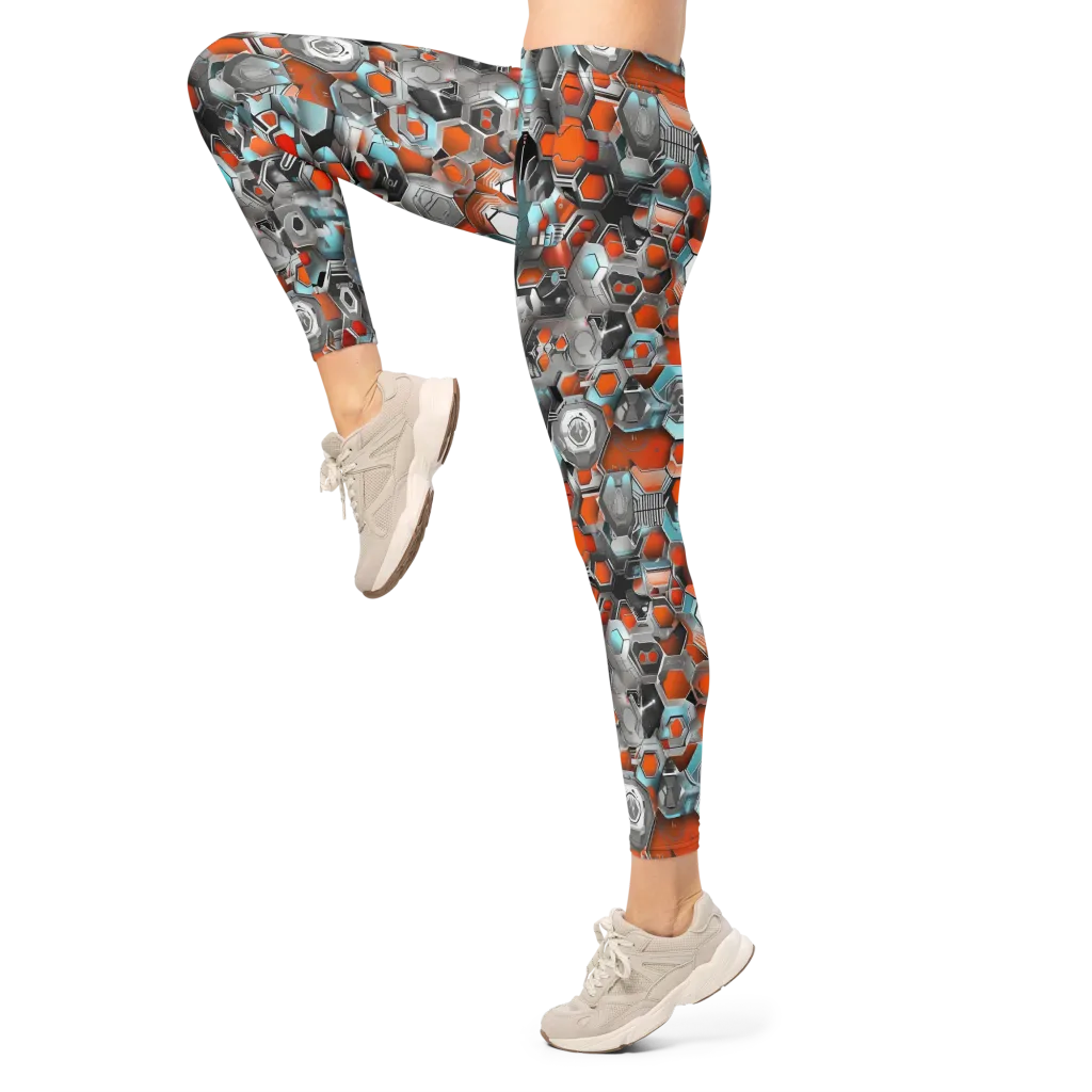 Kinetic Hexcore on Leggings — Left