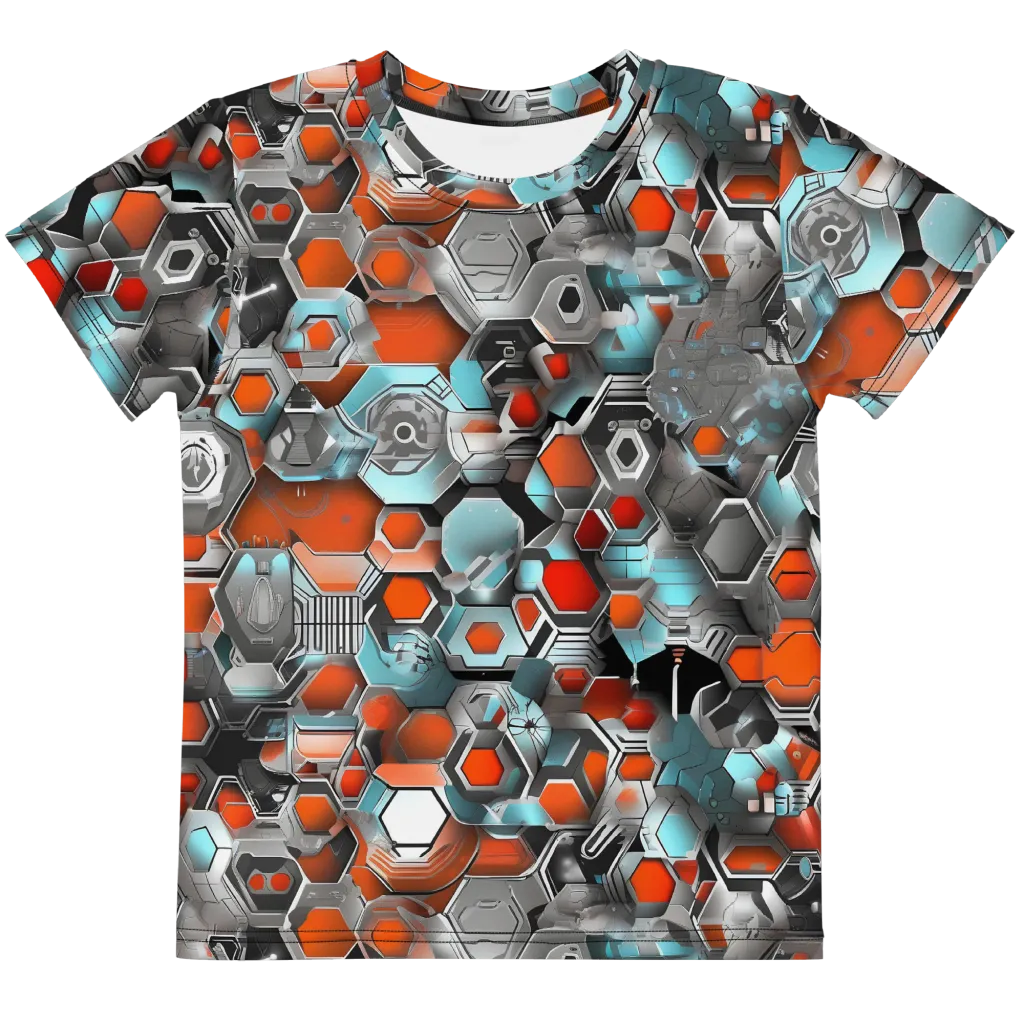 Kinetic Hexcore on Kids Crew Neck T-Shirt — Front