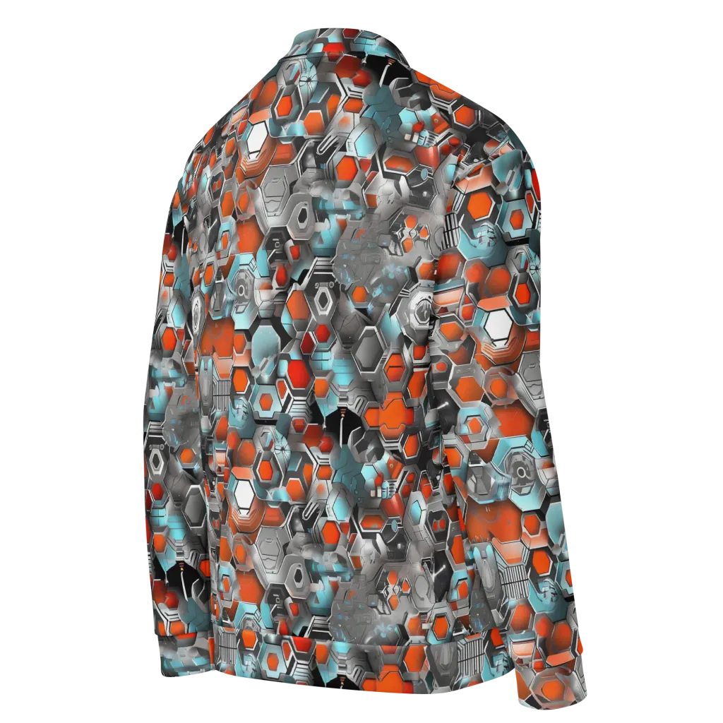 Kinetic Hexcore on Bomber Jacket — Right Back