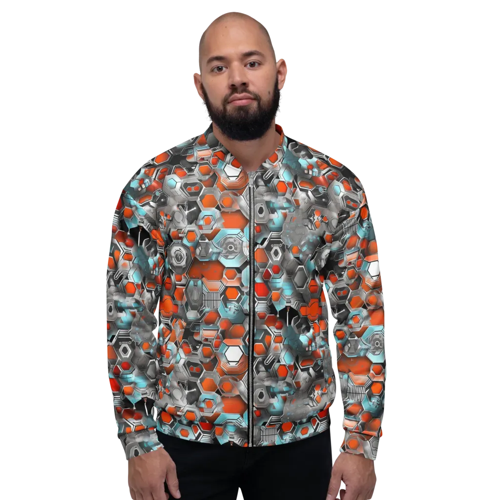 Kinetic Hexcore on Bomber Jacket — Front