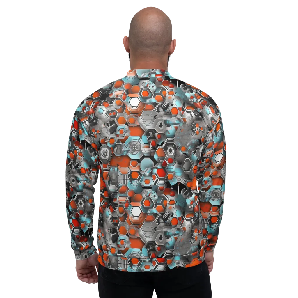 Kinetic Hexcore on Bomber Jacket — Back