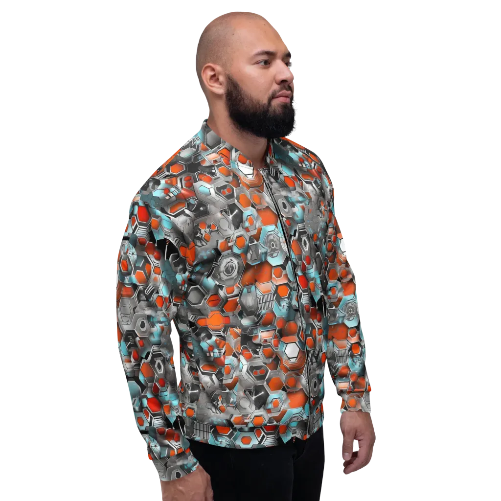 Kinetic Hexcore on Bomber Jacket — Right