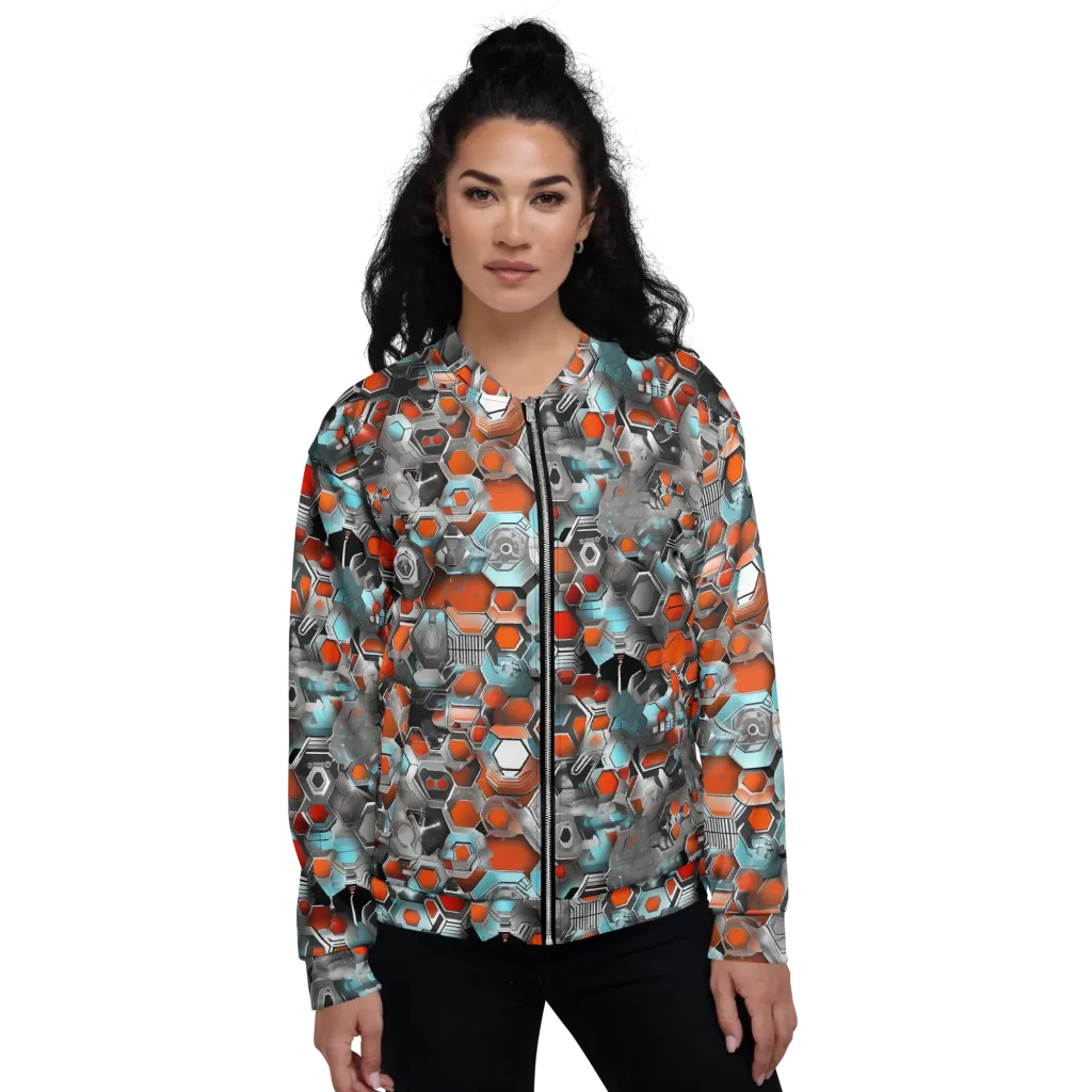 Kinetic Hexcore on Bomber Jacket — Front