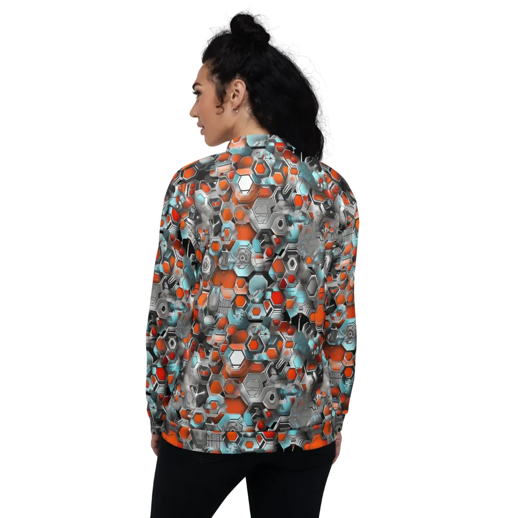 Kinetic Hexcore on Bomber Jacket — Back