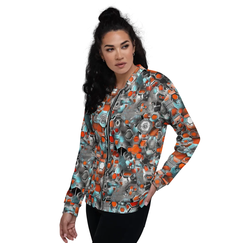 Kinetic Hexcore on Bomber Jacket — Left