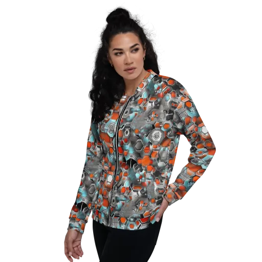 Kinetic Hexcore on a Bomber Jacket