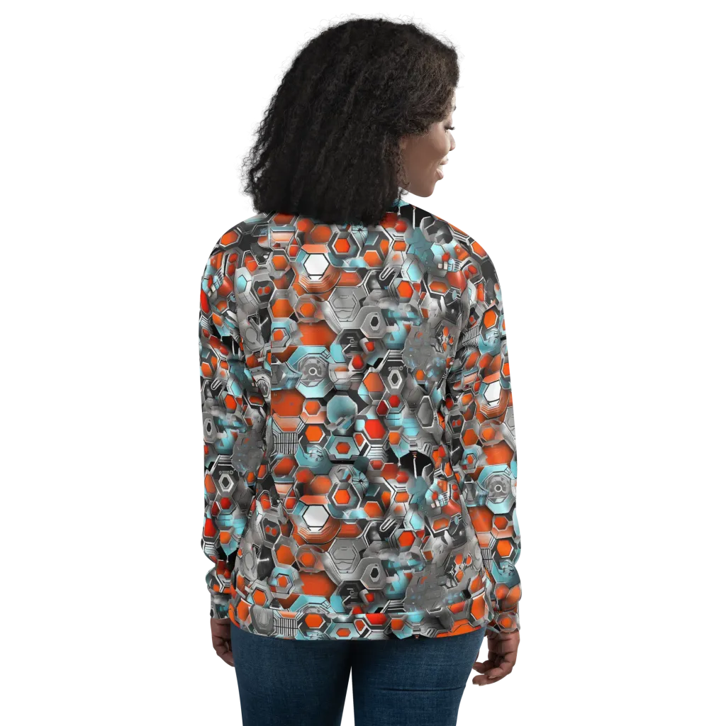 Kinetic Hexcore on Bomber Jacket — Back