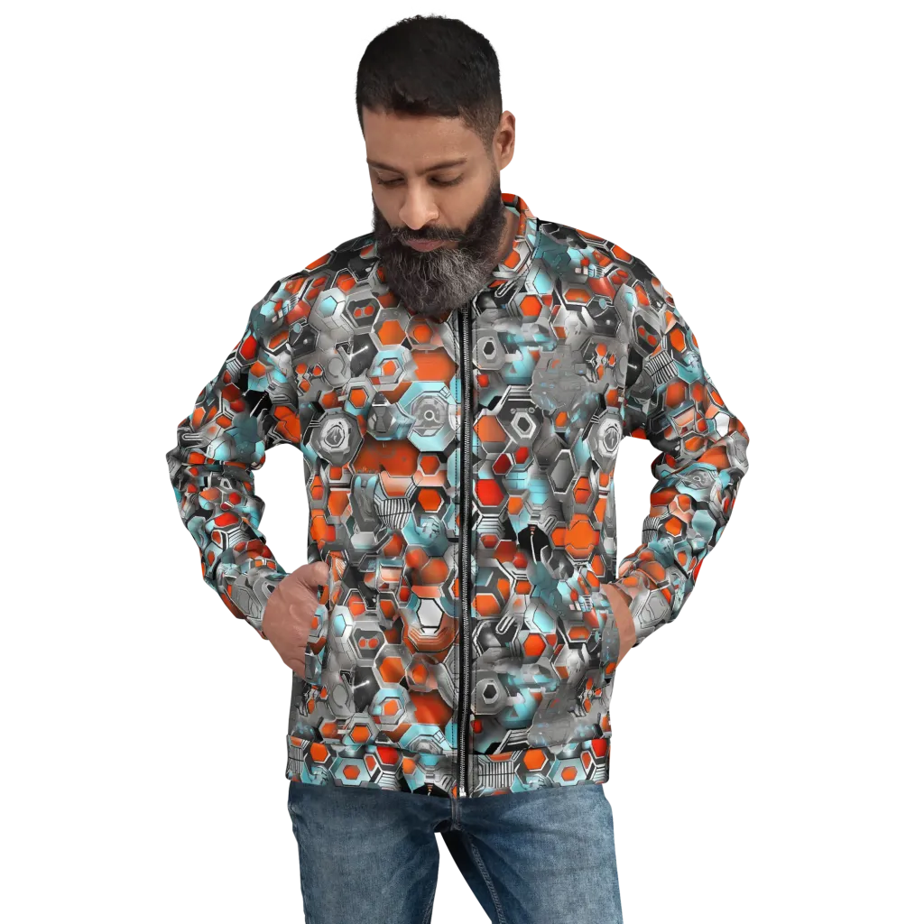 Kinetic Hexcore on Bomber Jacket — Front