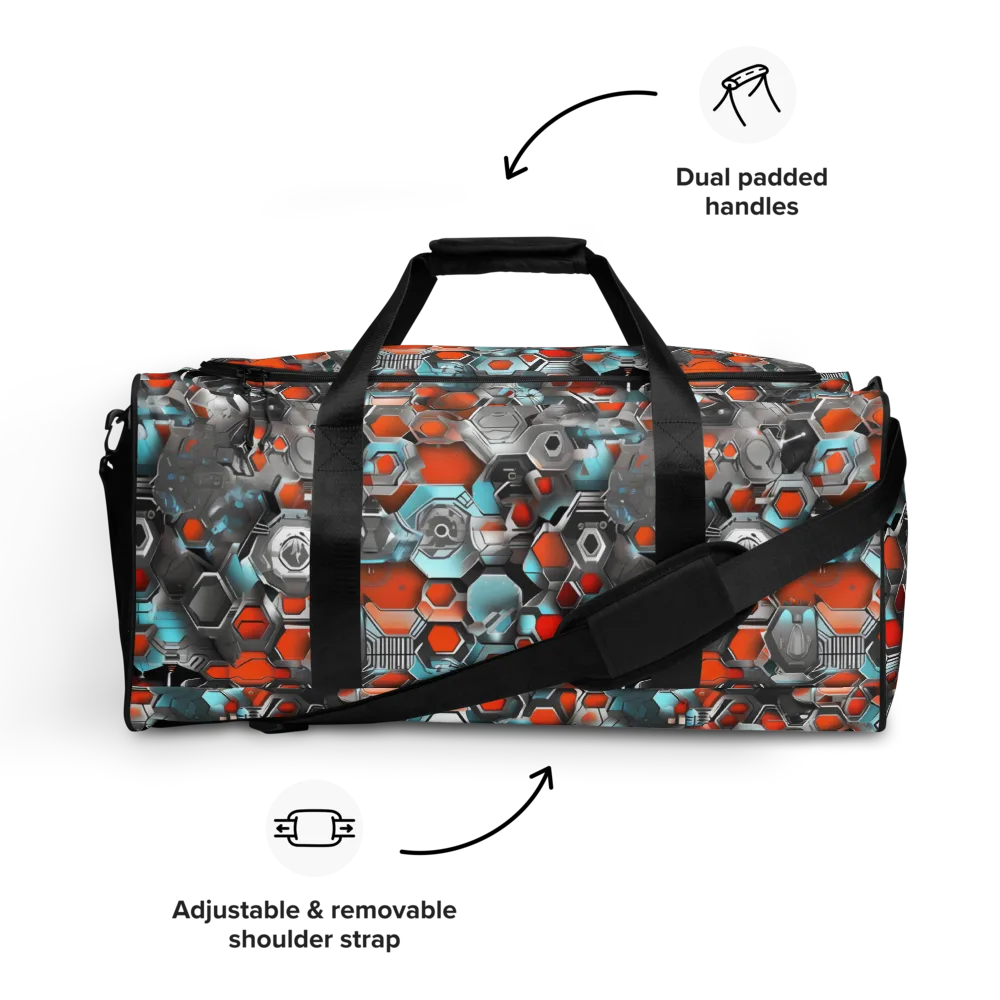 Kinetic Hexcore on Duffle Bag — Front