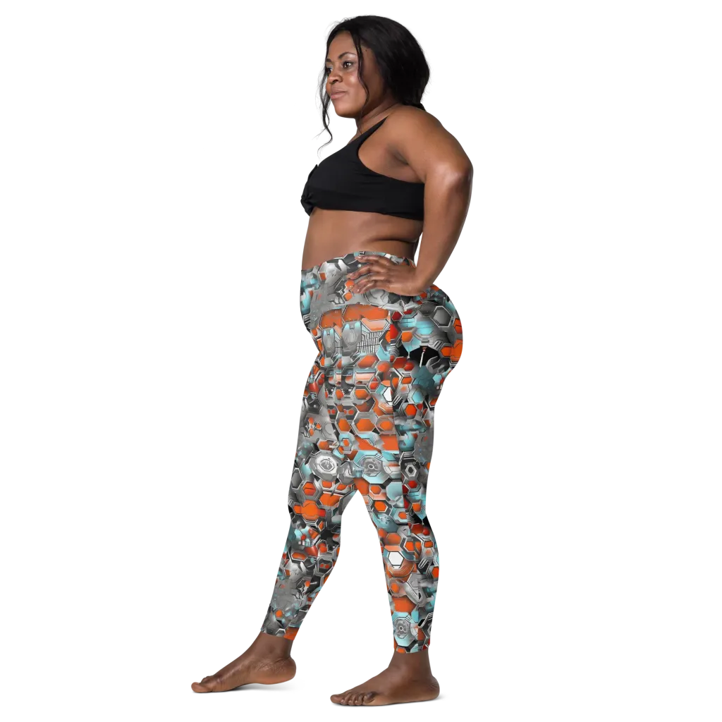 Kinetic Hexcore on Leggings with Pockets — Left