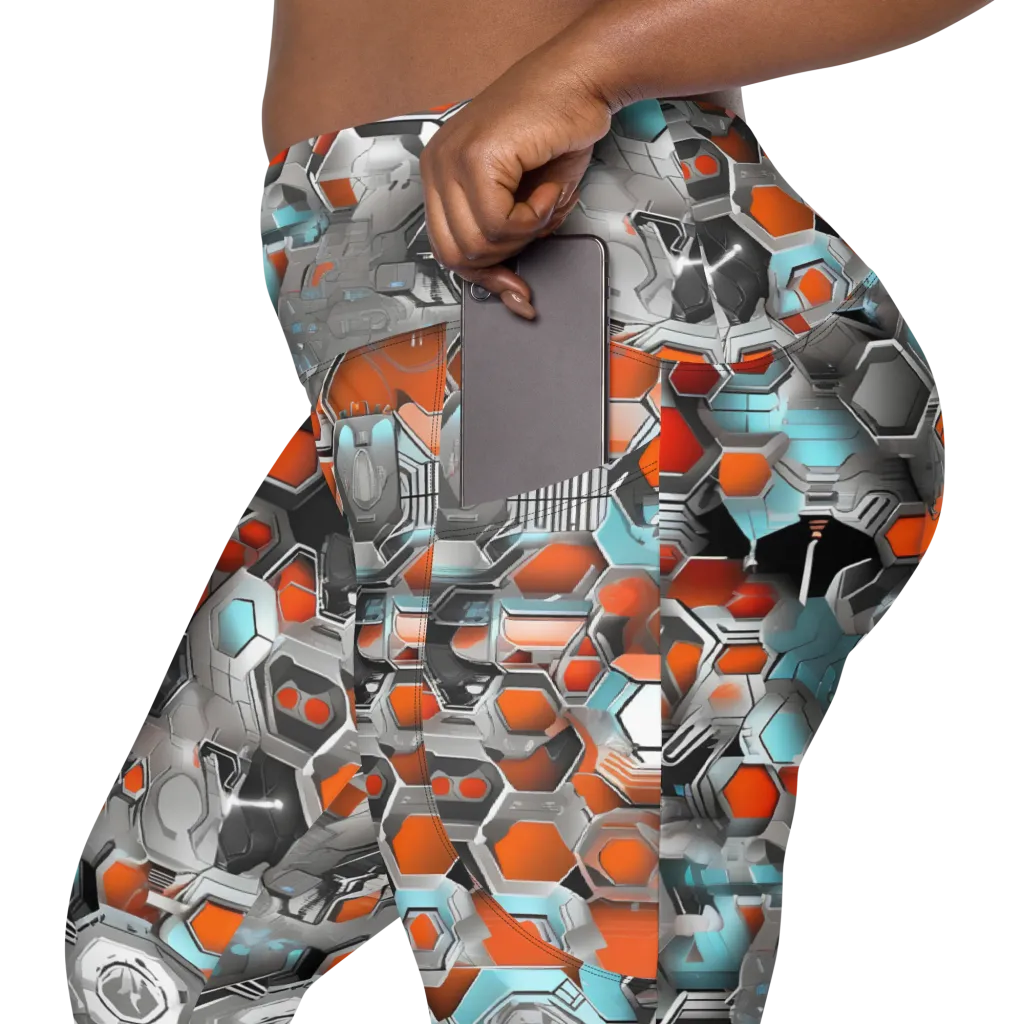 Kinetic Hexcore on Leggings with Pockets — Product details 2