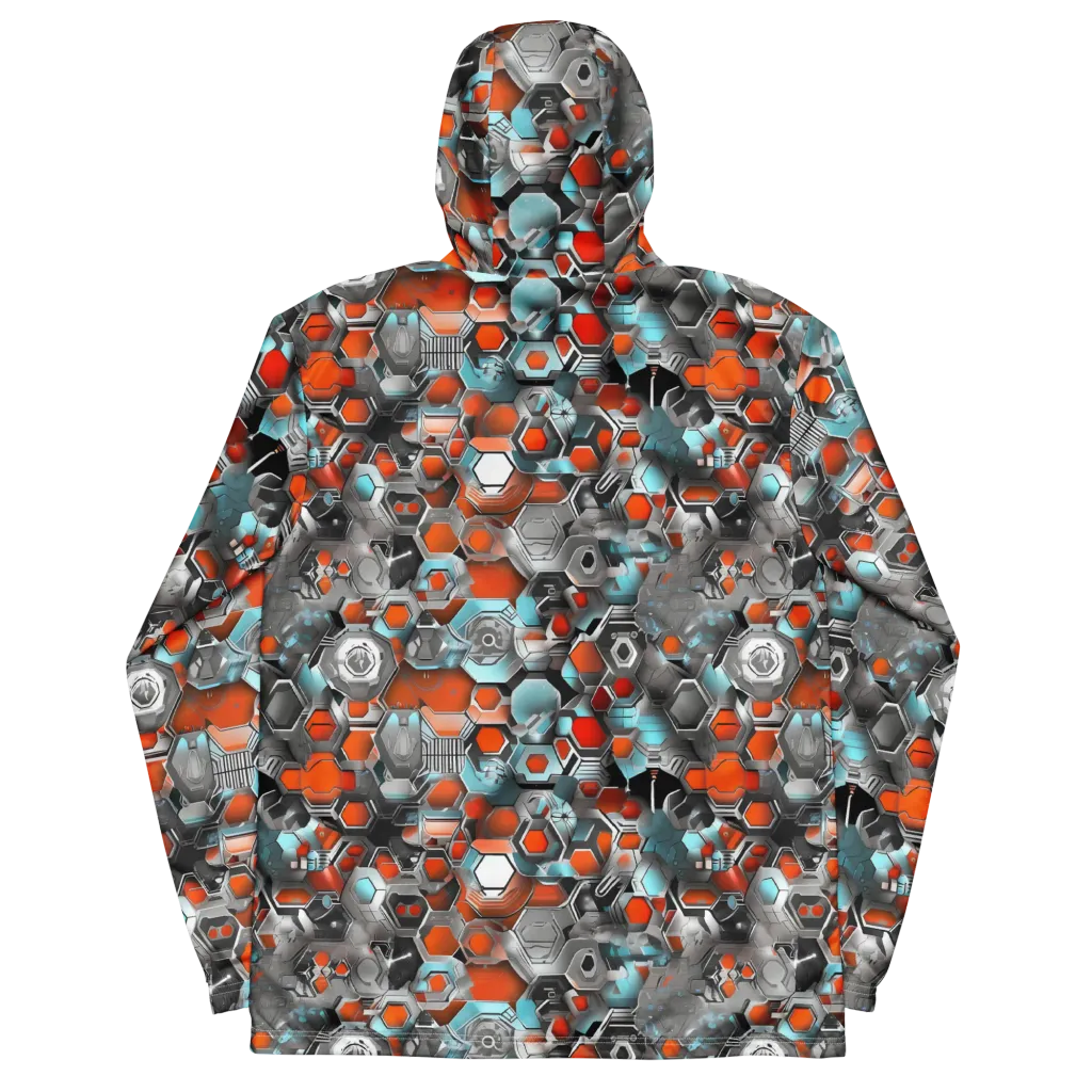 Kinetic Hexcore on Men's Windbreaker — Back