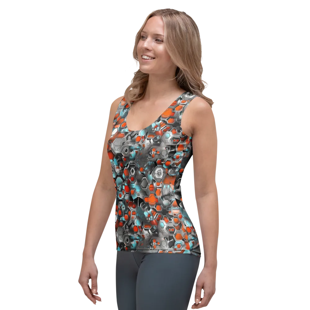 Kinetic Hexcore on Women's Tank Top — Left Front