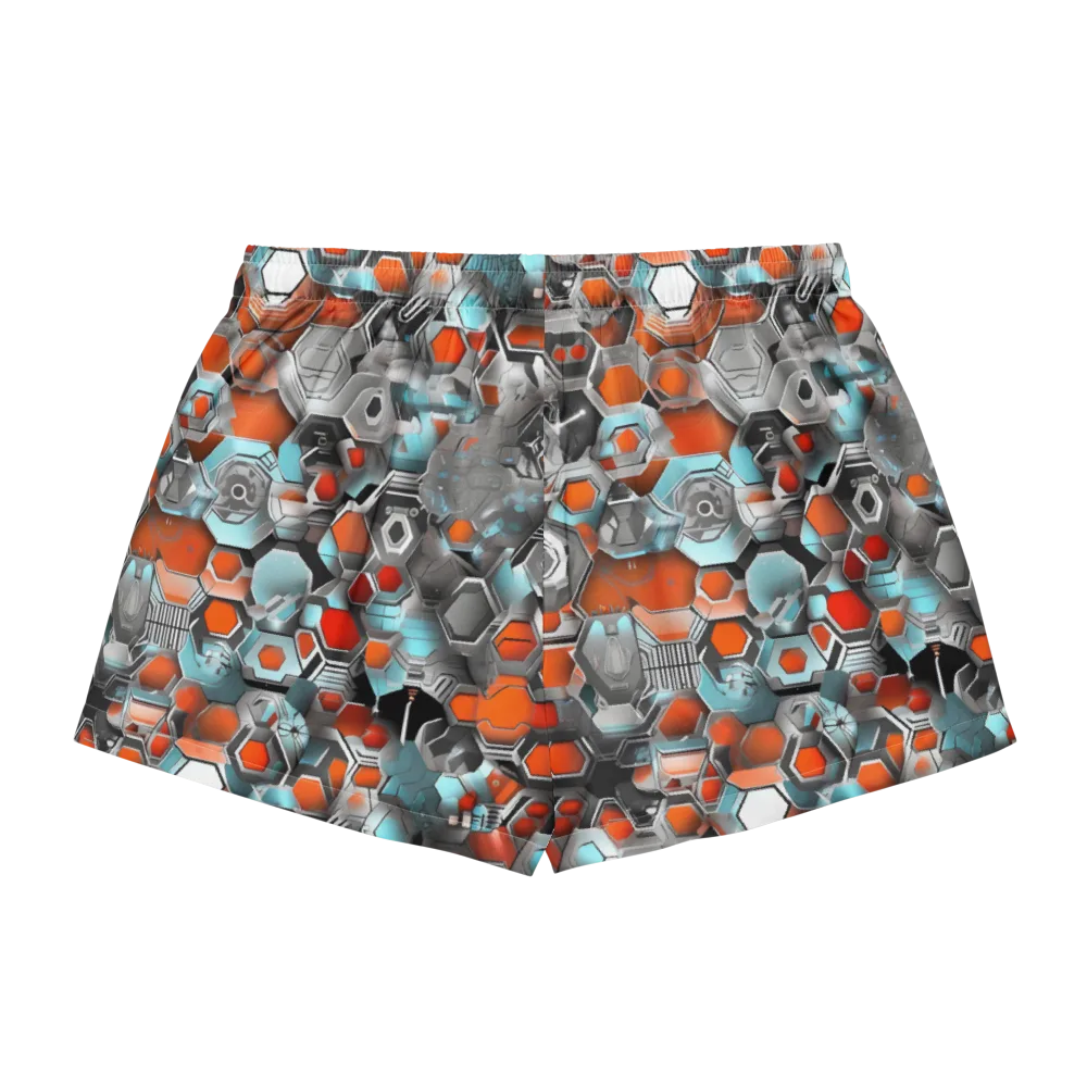 Kinetic Hexcore on Women's Pajama Shorts — Back