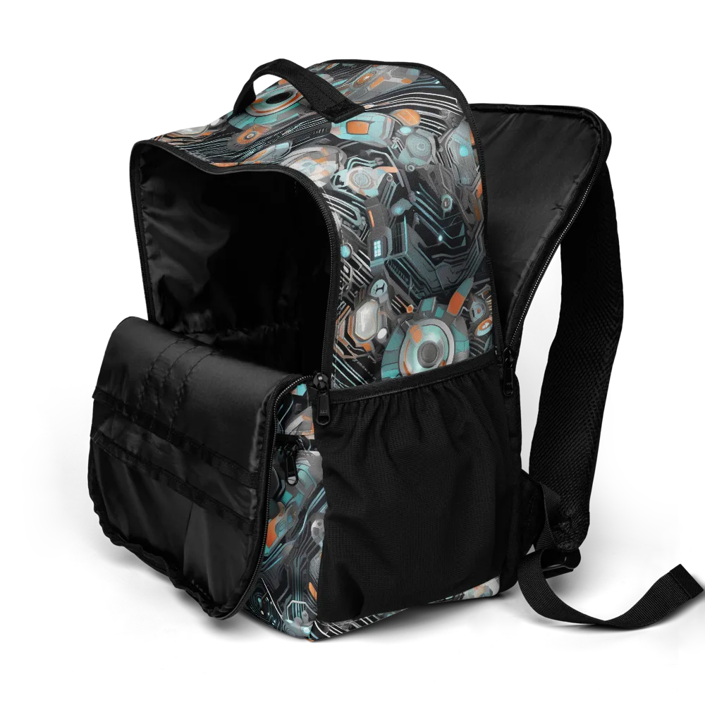 Circuit Nebula on Utility Backpack — Product details 2