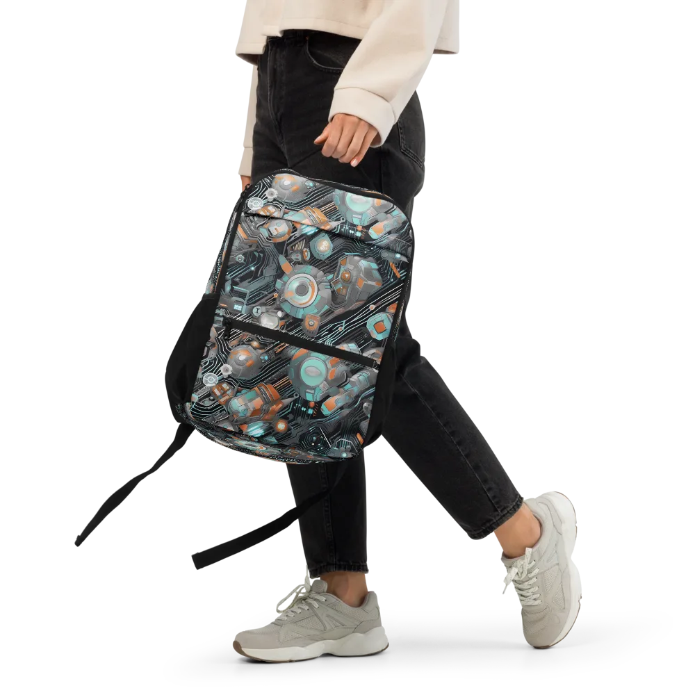 Circuit Nebula on Utility Backpack — Front