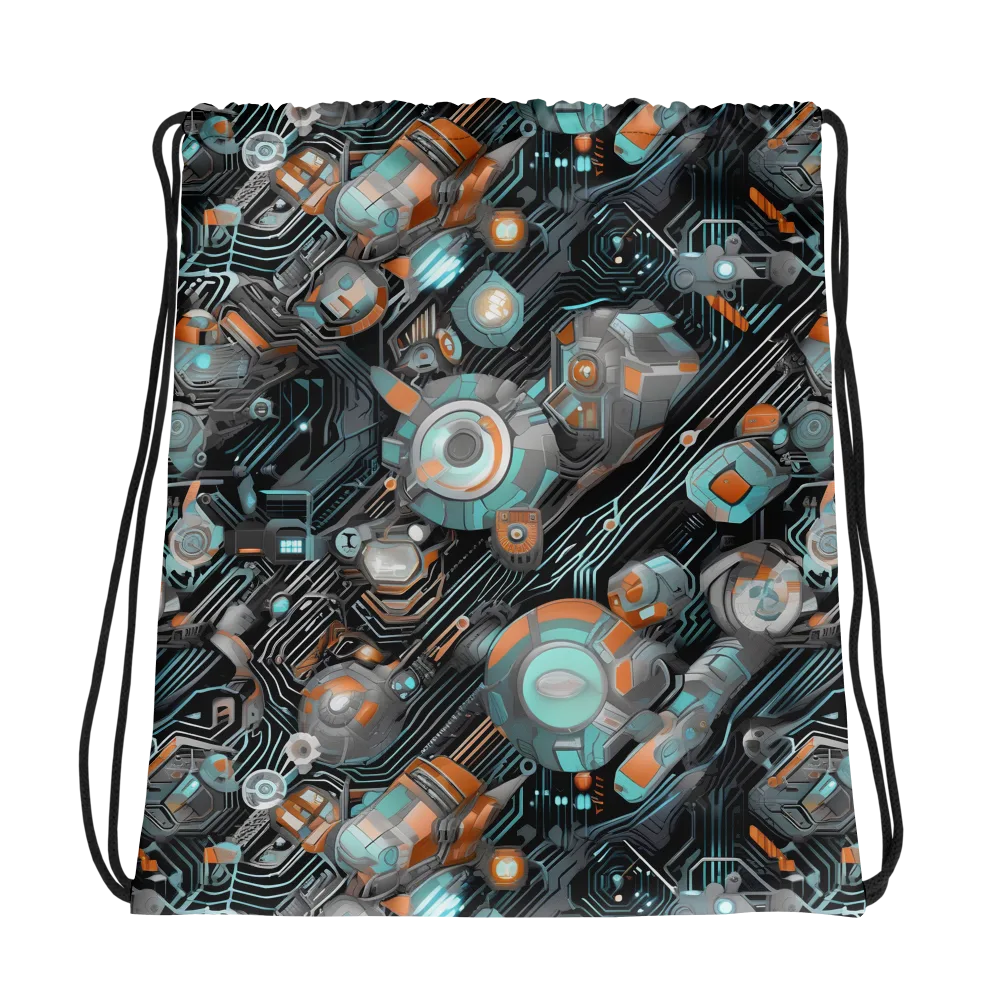 Circuit Nebula on Drawstring Bag — Photo