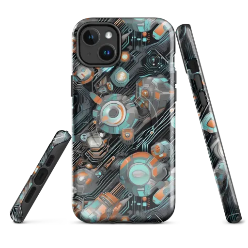 Circuit Nebula on a MagSafe Tough Case for iPhone®