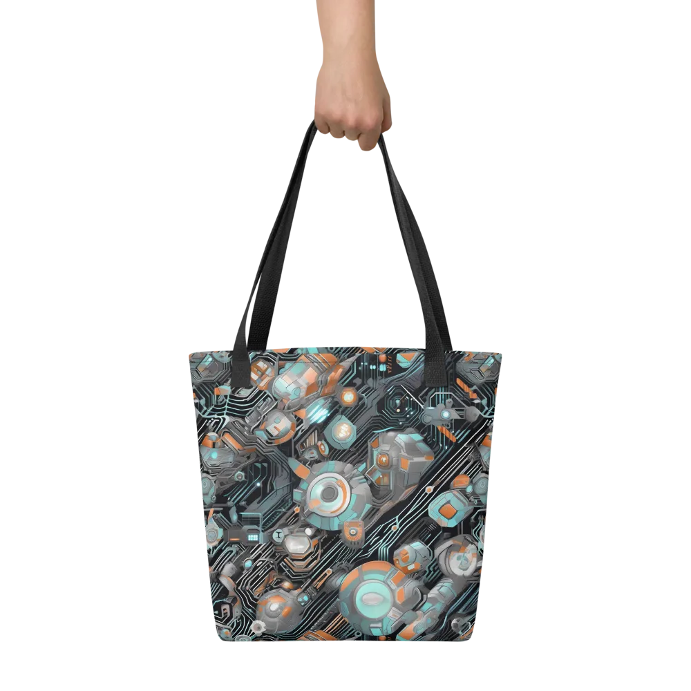 Circuit Nebula on Tote Bag — Front