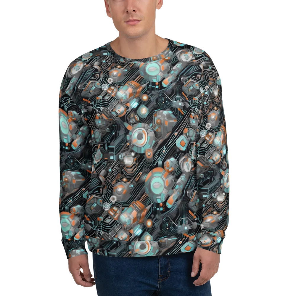 Circuit Nebula on Sweatshirt — Front