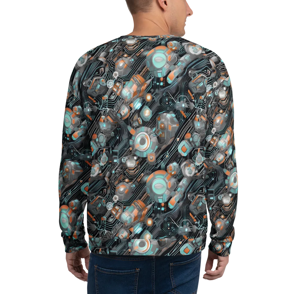 Circuit Nebula on Sweatshirt — Back