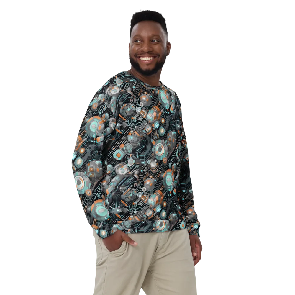 Circuit Nebula on Sweatshirt — Front