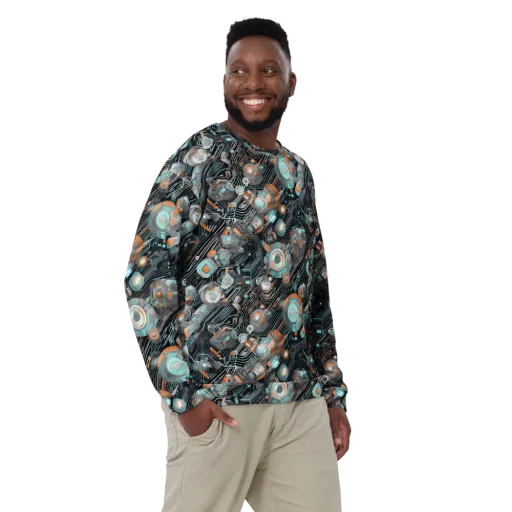 Circuit Nebula on a Sweatshirt