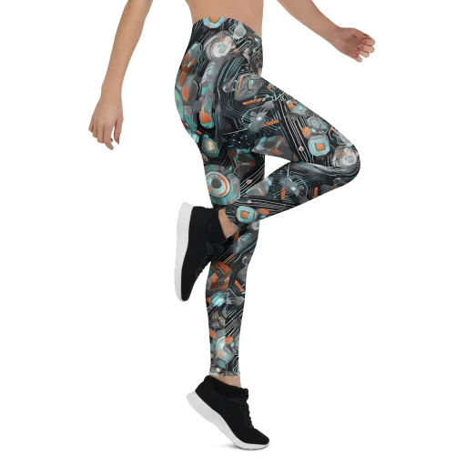 Circuit Nebula on a Leggings