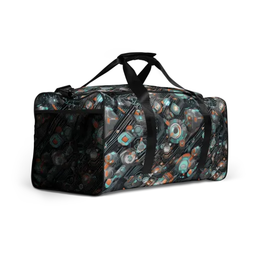 Circuit Nebula on a Duffle Bag