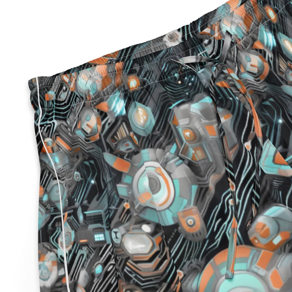 Circuit Nebula on Women's Pajama Shorts — Product details