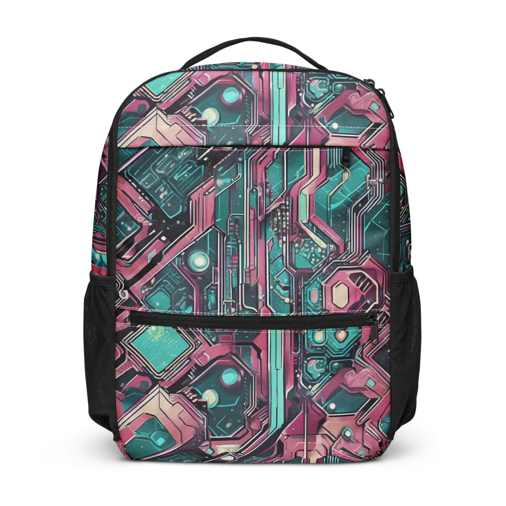 Magenta Mainframe on Utility Backpack — Front