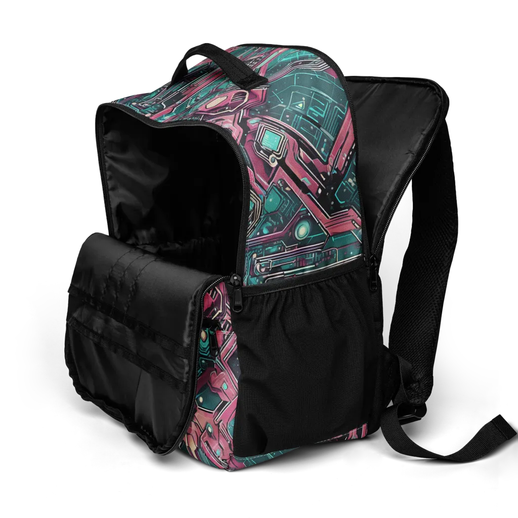 Magenta Mainframe on Utility Backpack — Product details 2