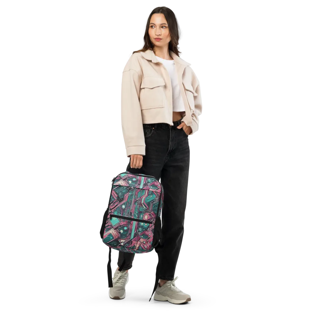 Magenta Mainframe on Utility Backpack — Front