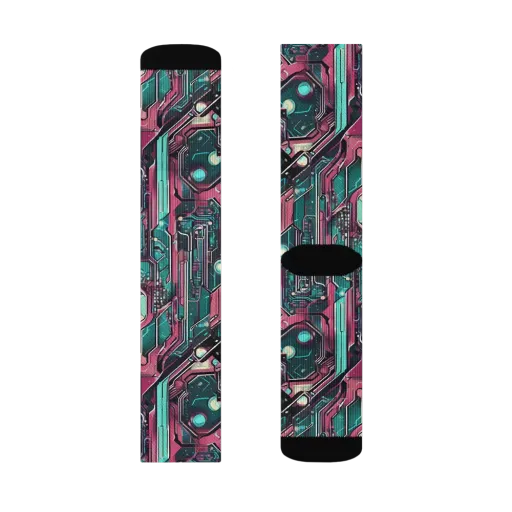 Magenta Mainframe on a Socks