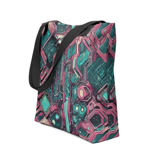 Magenta Mainframe on a Tote Bag