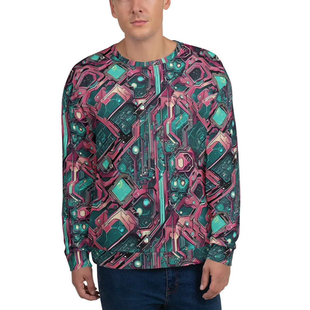 Magenta Mainframe on Sweatshirt — Front