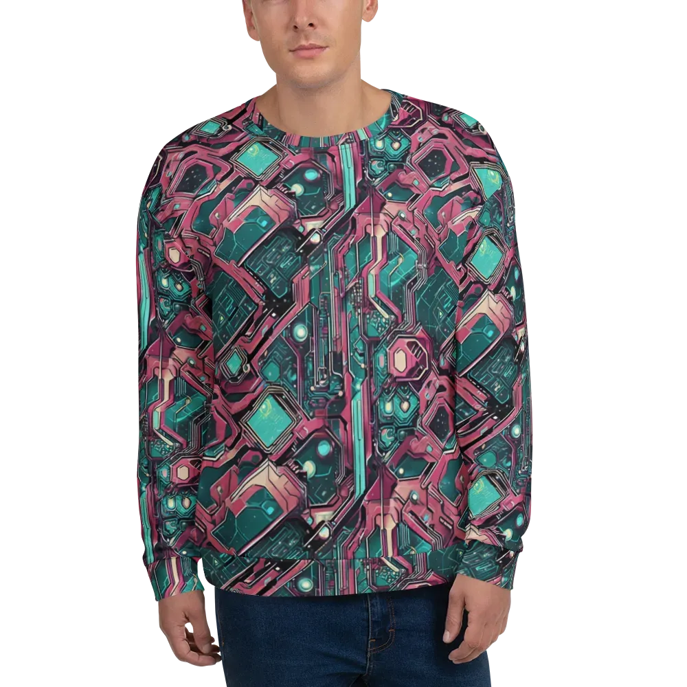 Magenta Mainframe on Sweatshirt — Front