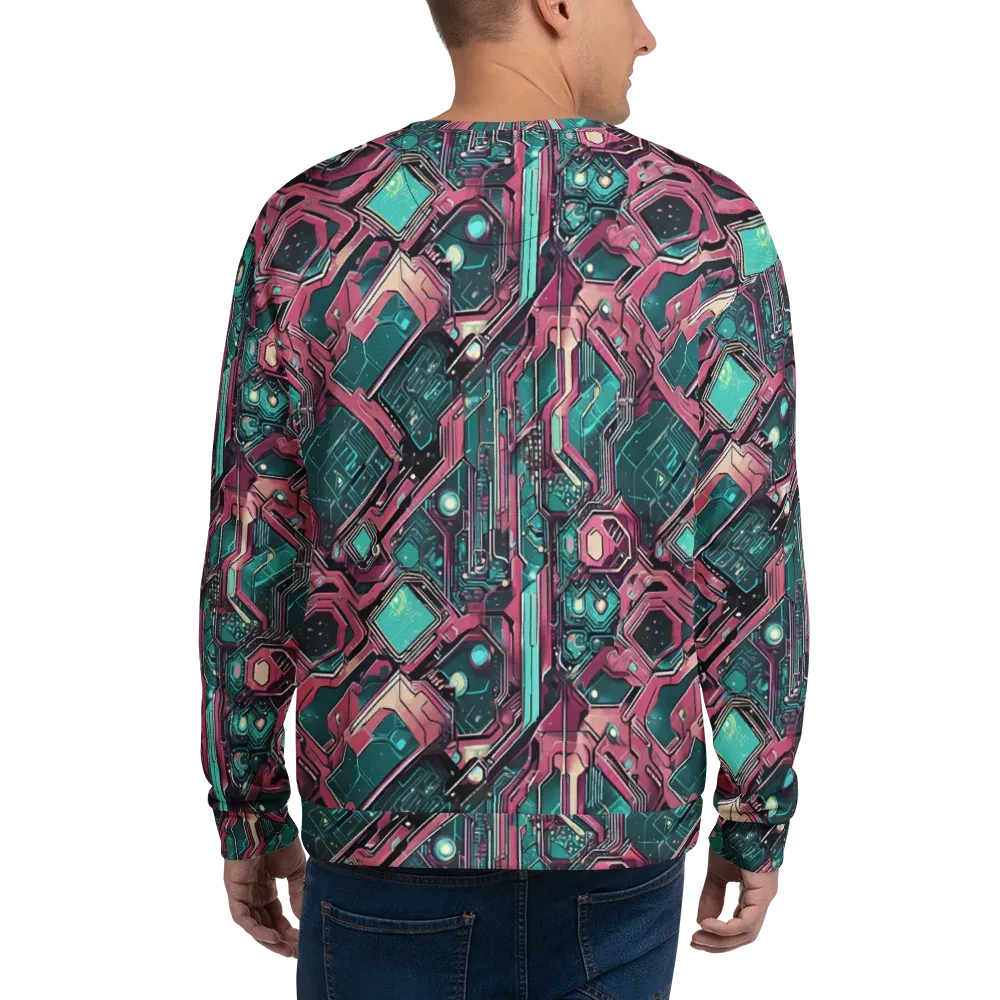 Magenta Mainframe on Sweatshirt — Back