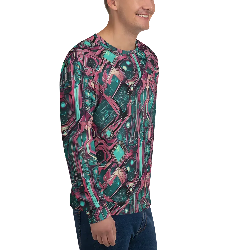 Magenta Mainframe on Sweatshirt — Right Front