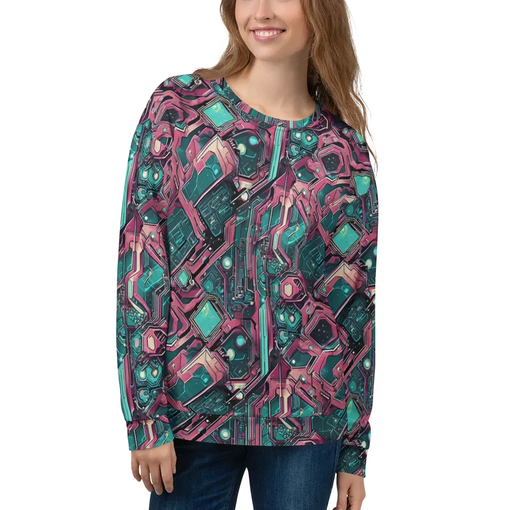 Magenta Mainframe on Sweatshirt — Front