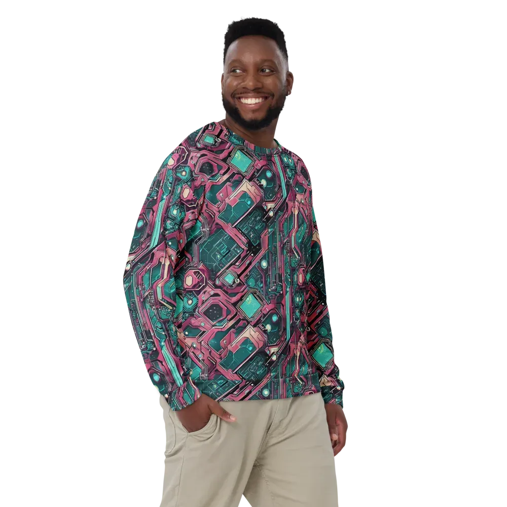 Magenta Mainframe on Sweatshirt — Front