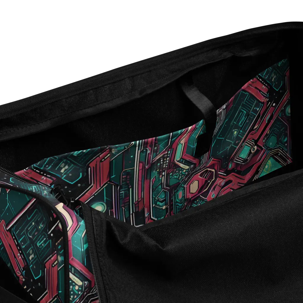 Magenta Mainframe on Duffle Bag — Product details