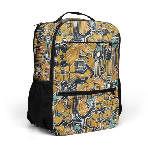 Copper Circuitry on a Utility Backpack