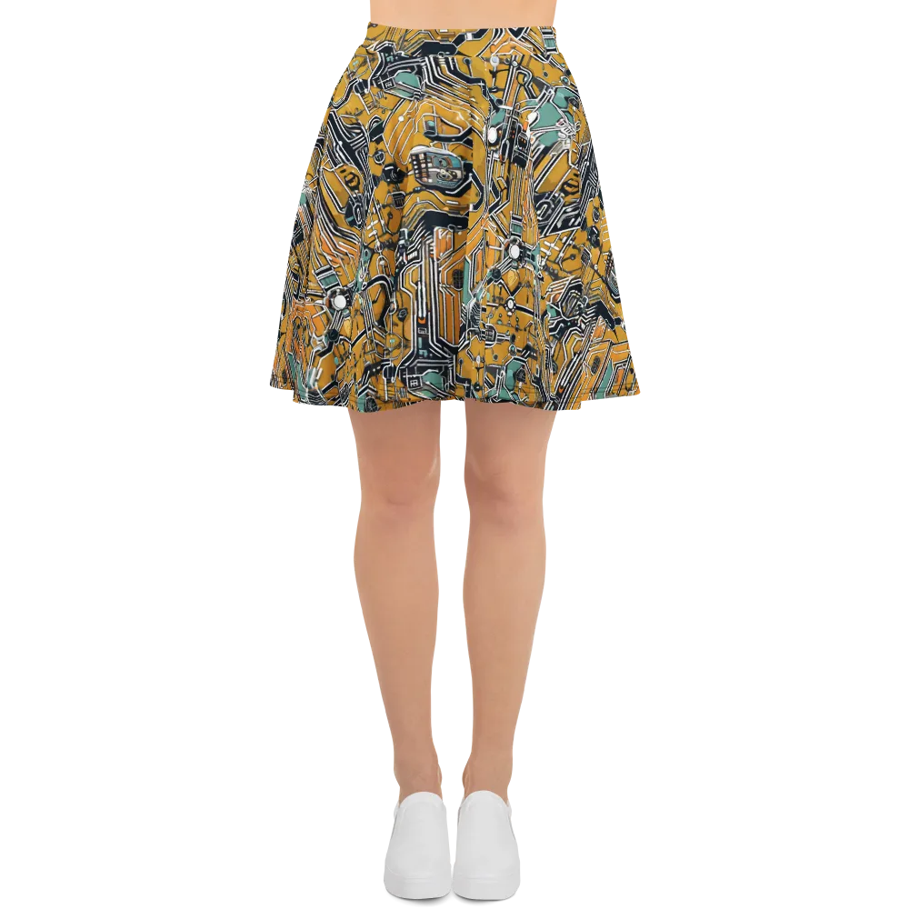 Copper Circuitry on Skater Skirt — Front