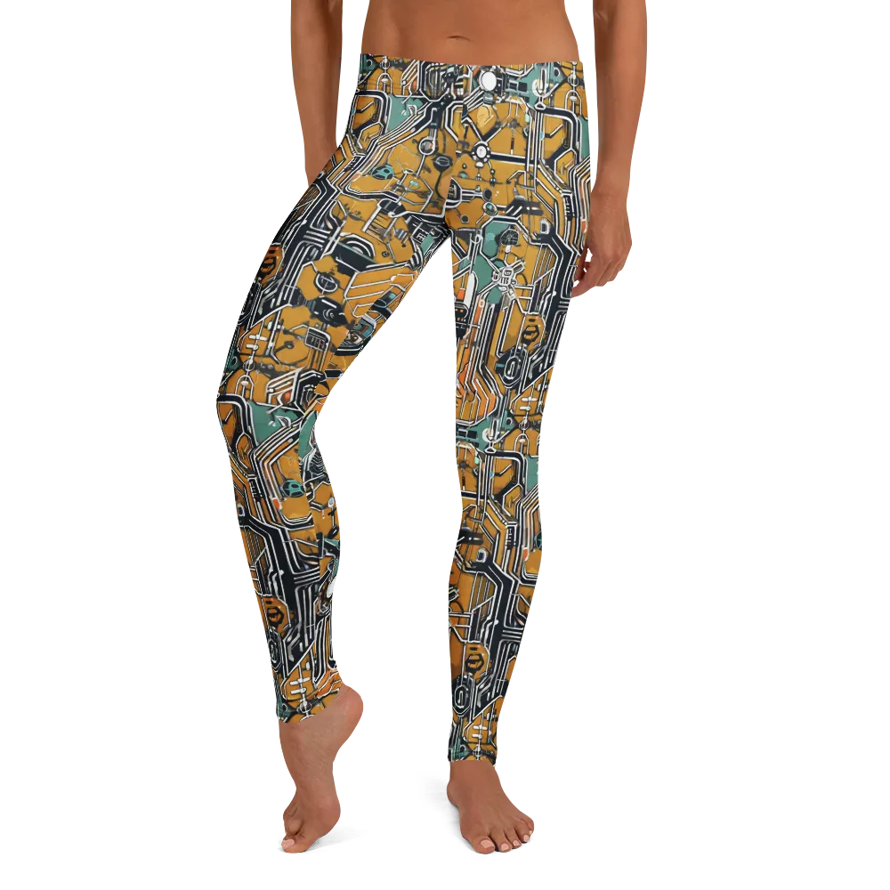 Copper Circuitry on Leggings — Front