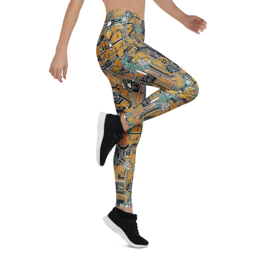 Copper Circuitry on a Leggings