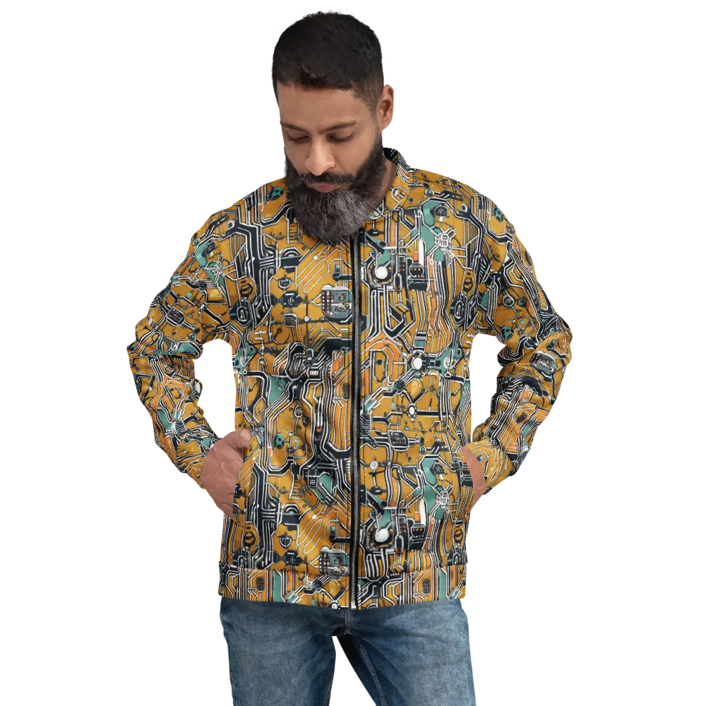 Copper Circuitry on Bomber Jacket — Front