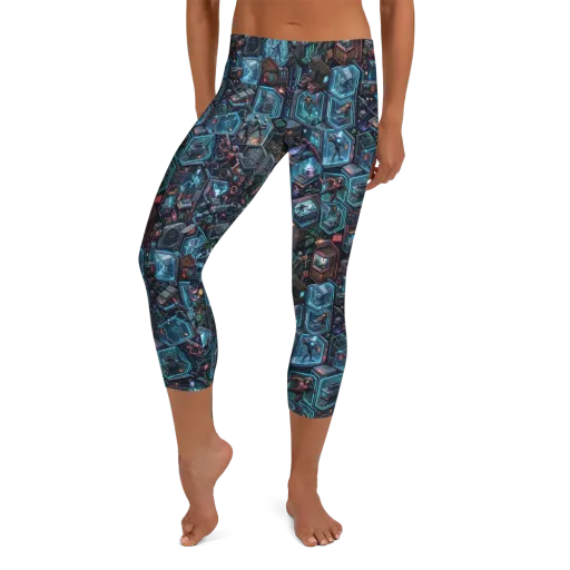 Circuitarium on a Capri Leggings