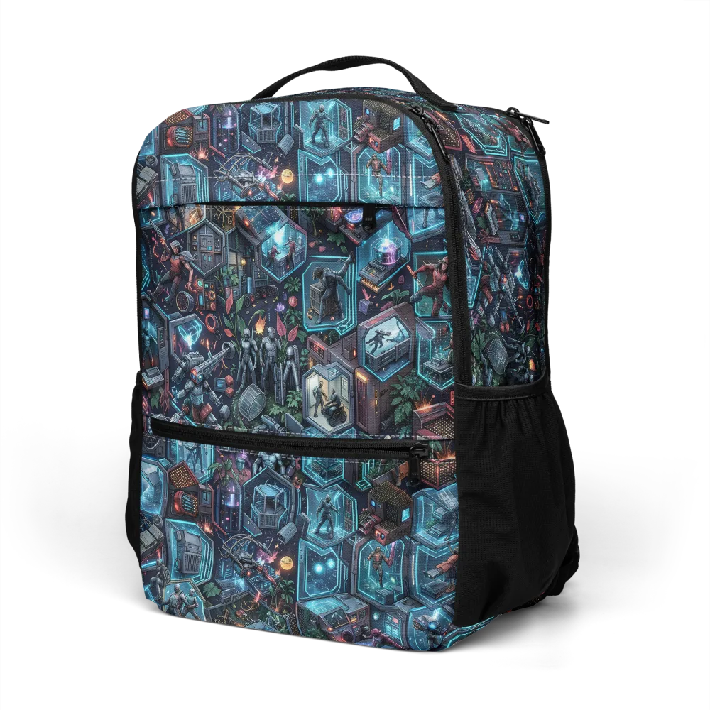 Circuitarium on Utility Backpack — Left Front