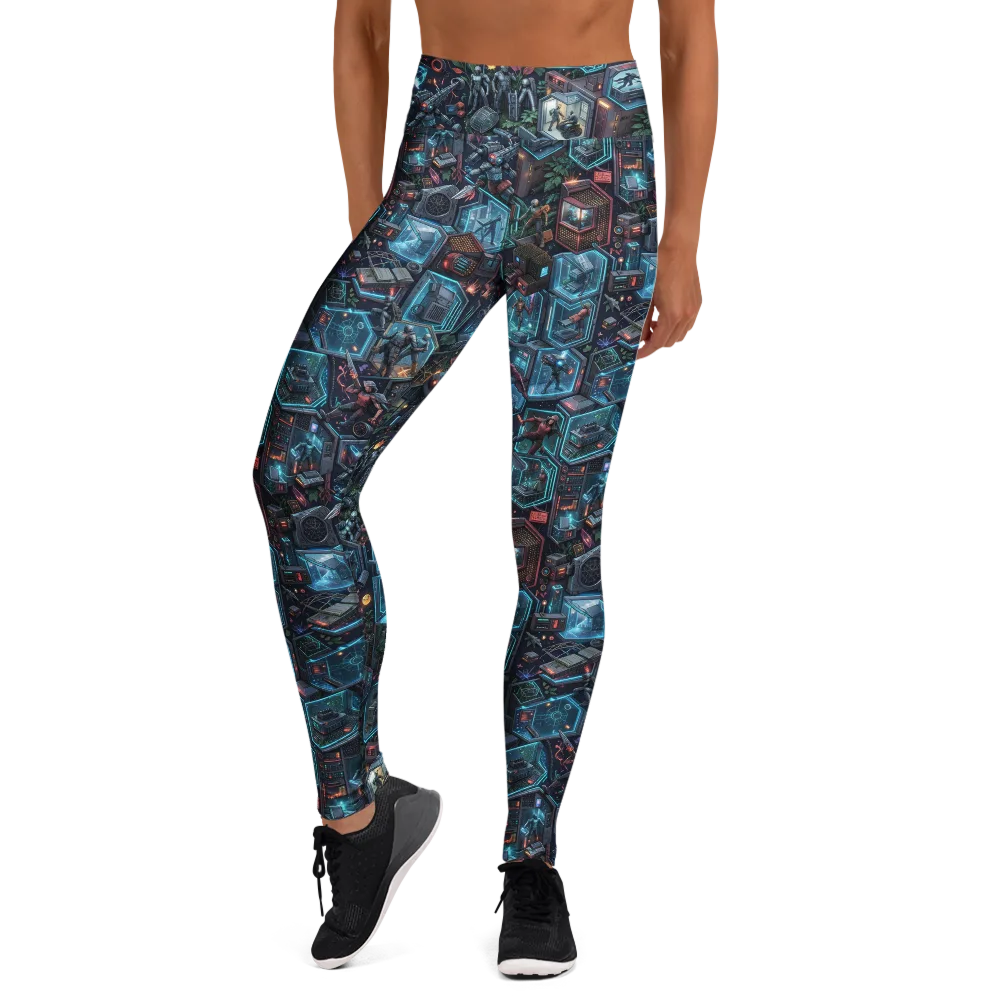 Circuitarium on Yoga Leggings — Front